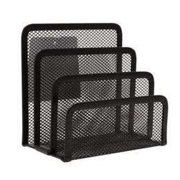 Revistero Triple Metálico Negro