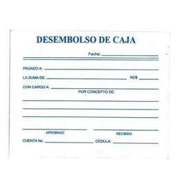 Formulario Desembolso de Caja
