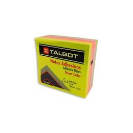 Talbot Notas Adhesivas Neon Cube