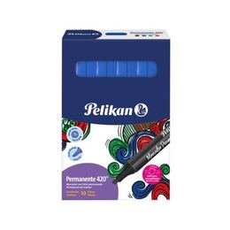 Pelikan Permanente 420 Azul x10