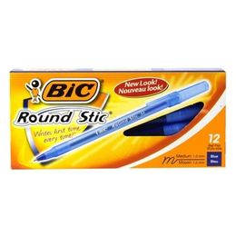 BIC Round Stic Azul x12